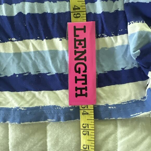 VINEYARD VINES Womens Dress Small Blue Striped Maxi Beach Cover Up Summer Preppy - Picture 11 of 11